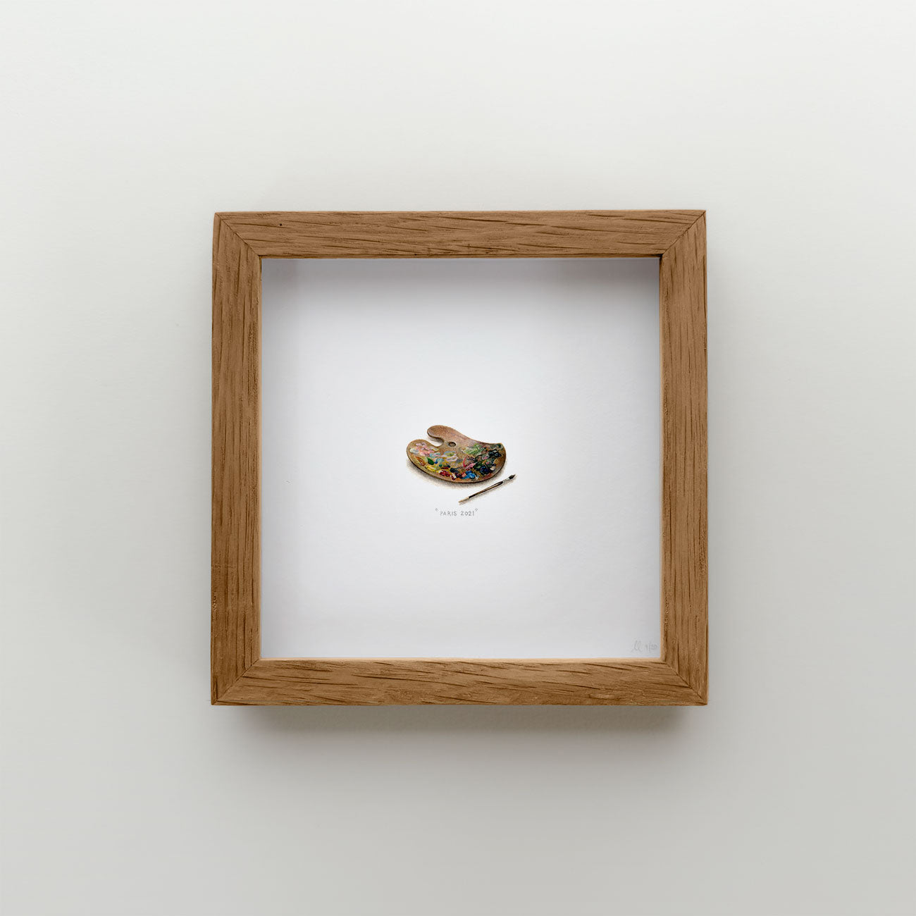 La palette de l’artiste