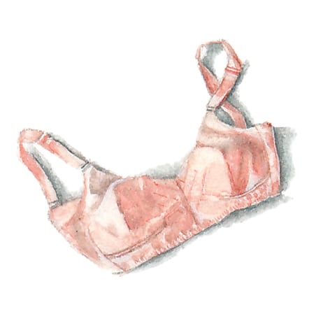 Silk bra